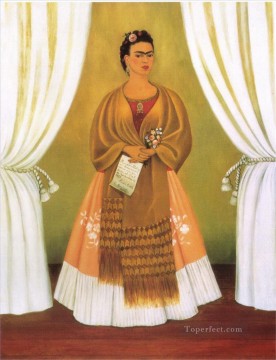 レオン・トロツキー 「幕の間」フェミニズム フリーダ・カーロに捧げられた自画像 Oil Paintings